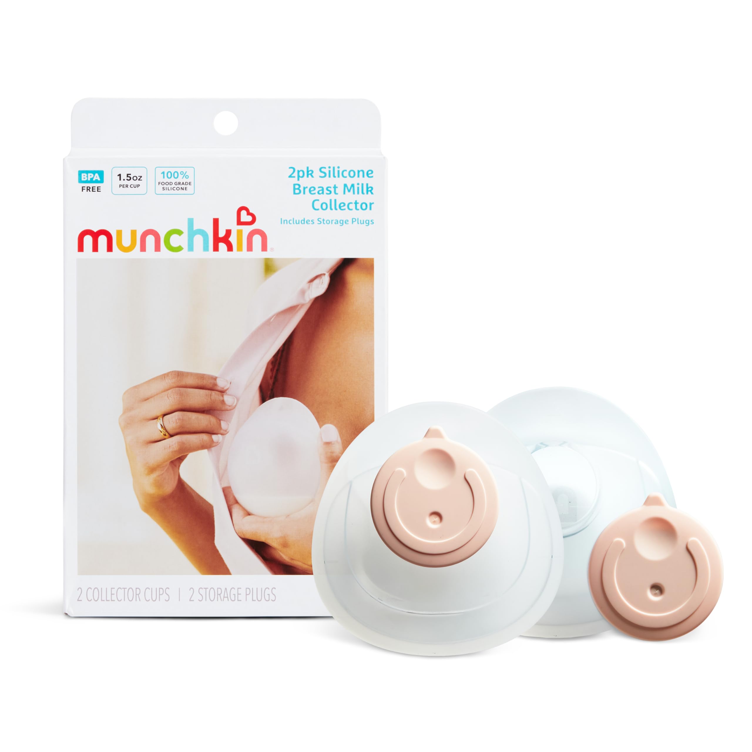 Foto 2 pulgar | Vaso Colector De Leche Materna De Silicona Munchkin, Paquete De 2 Unidades, Sin Bpa - Venta Internacional.