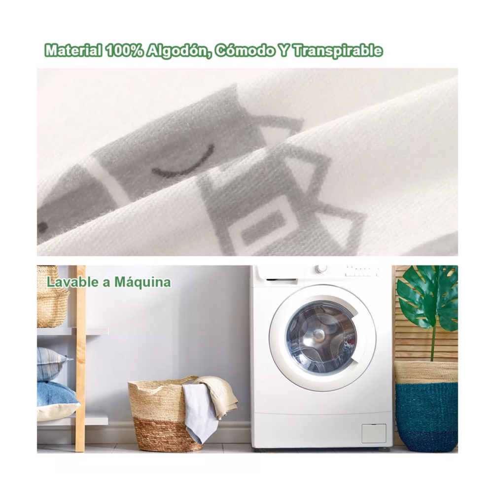 Foto 4 pulgar | Almohada Cojín De Lactancia Para Bebé Amamantar Antirreflujo Blanco Dibujos Animales, Belug Blanco