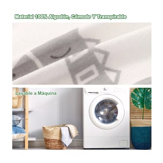 Foto 3 | Almohada Cojín De Lactancia Para Bebé Amamantar Antirreflujo Blanco Dibujos Animales, Belug Blanco