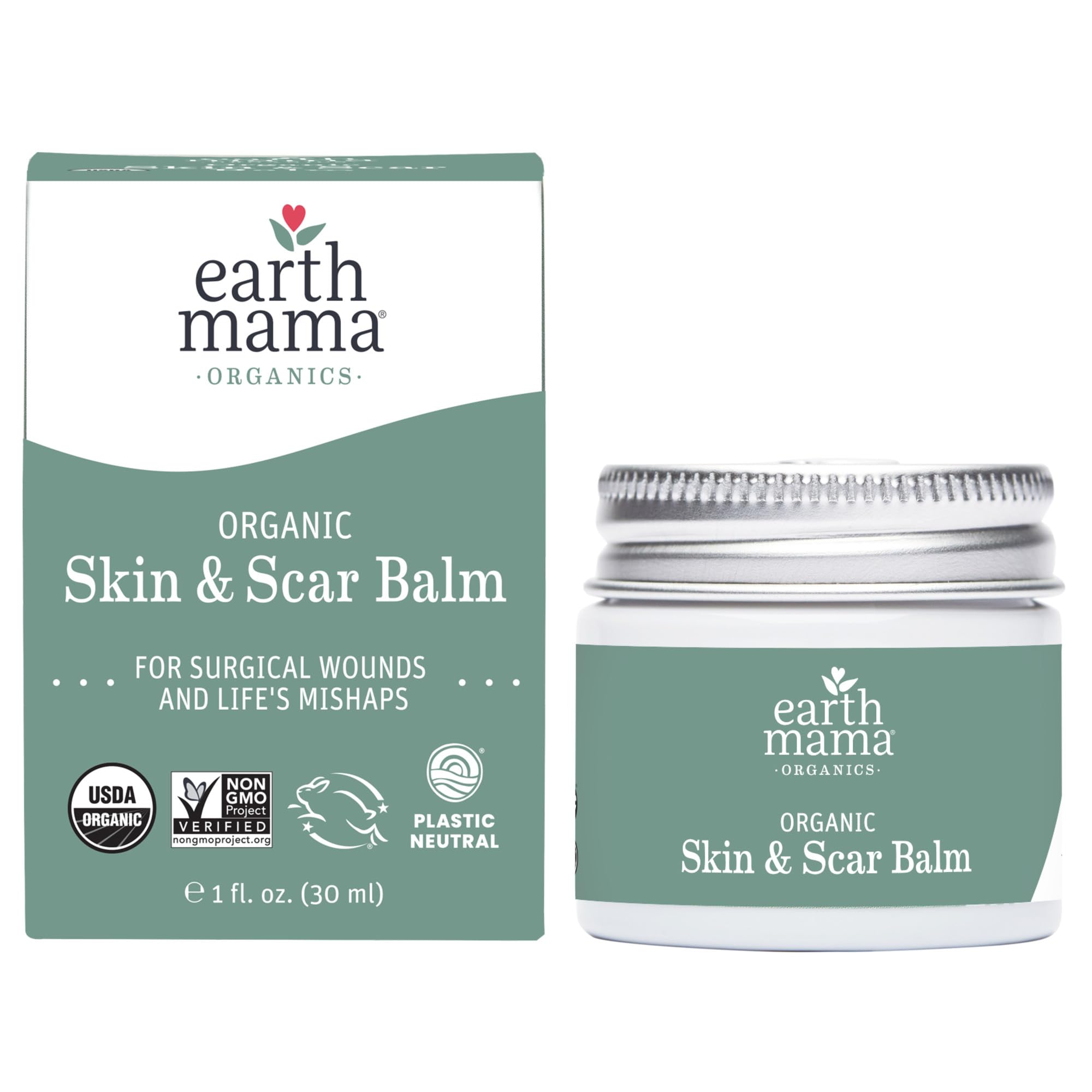 Bálsamo Para La Piel Y Las Cicatrices Earth Mama Organic Csection Recovery - Venta Internacional.