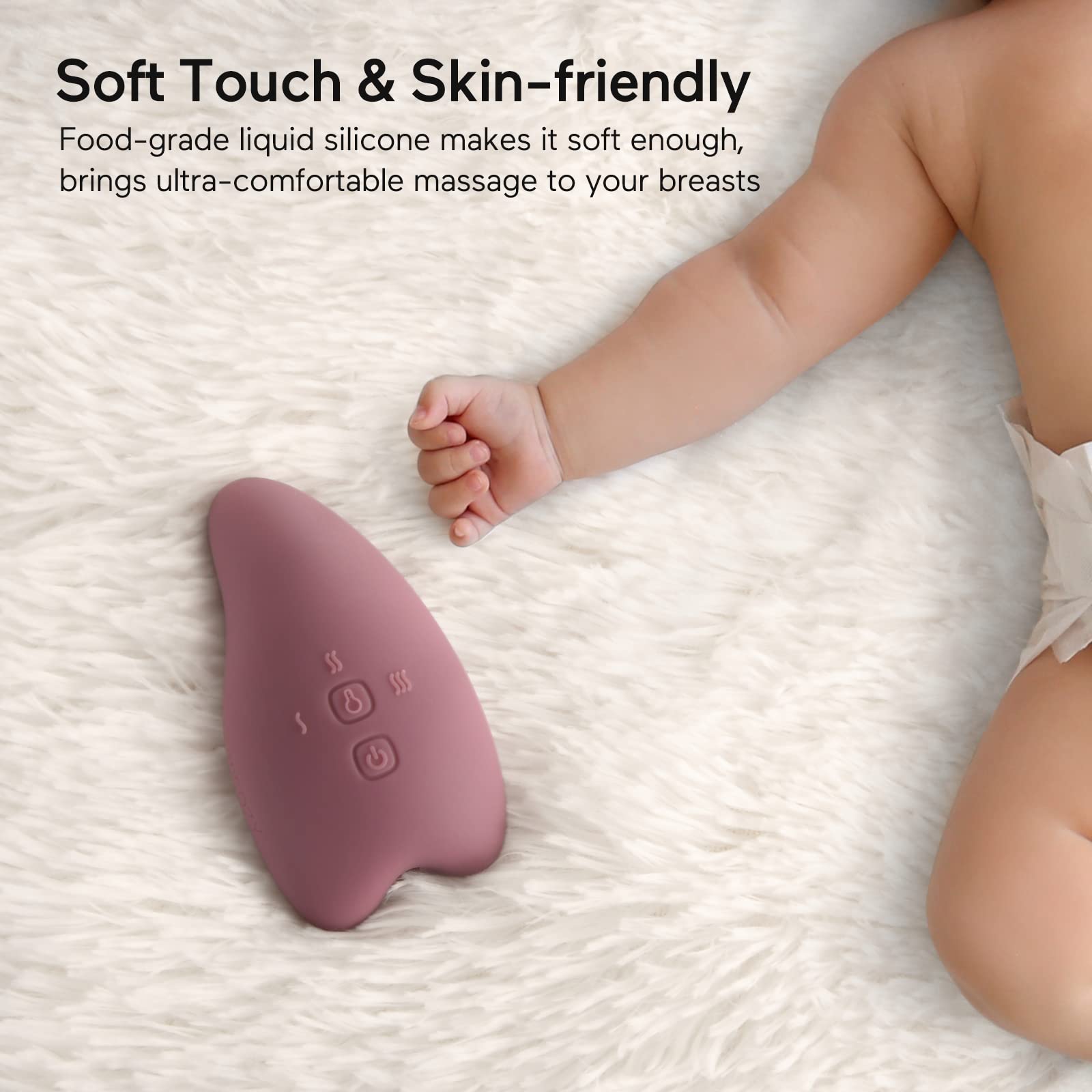 Foto 3 pulgar | Masajeador De Lactancia Momcozy Warming 2 En 1 Con Calor Y Vibración - Venta Internacional.