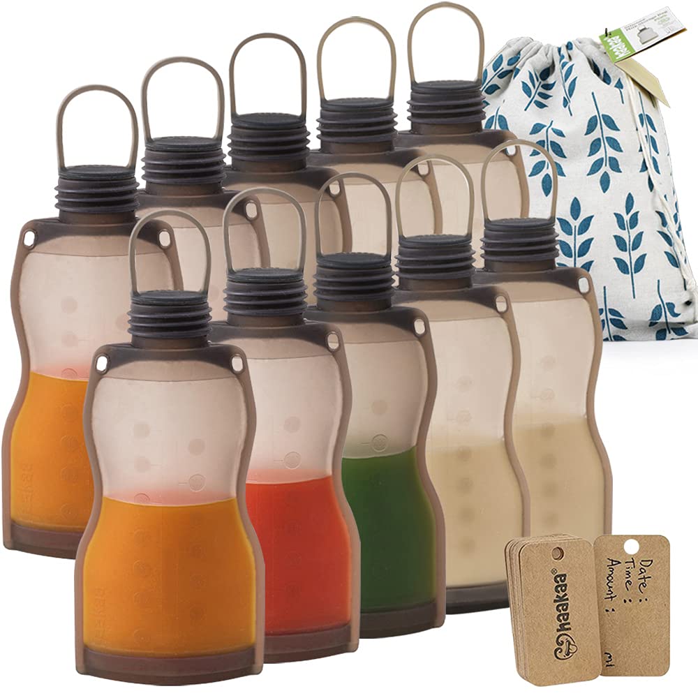 Foto 2 pulgar | Bolsas De Almacenamiento De Leche Materna, De Silicona, Reutilizables, 260 Ml, 10 Unidades - Venta Internacional.