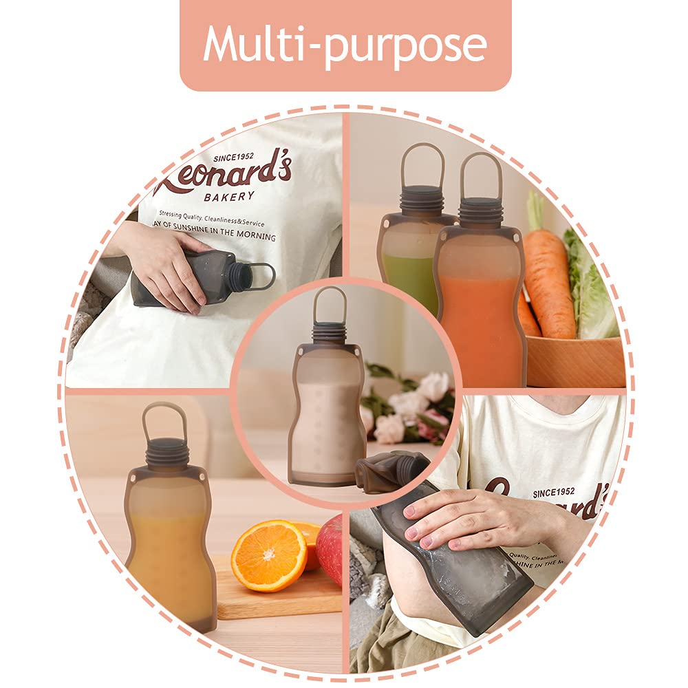 Foto 4 pulgar | Bolsas De Almacenamiento De Leche Materna, De Silicona, Reutilizables, 260 Ml, 10 Unidades - Venta Internacional.