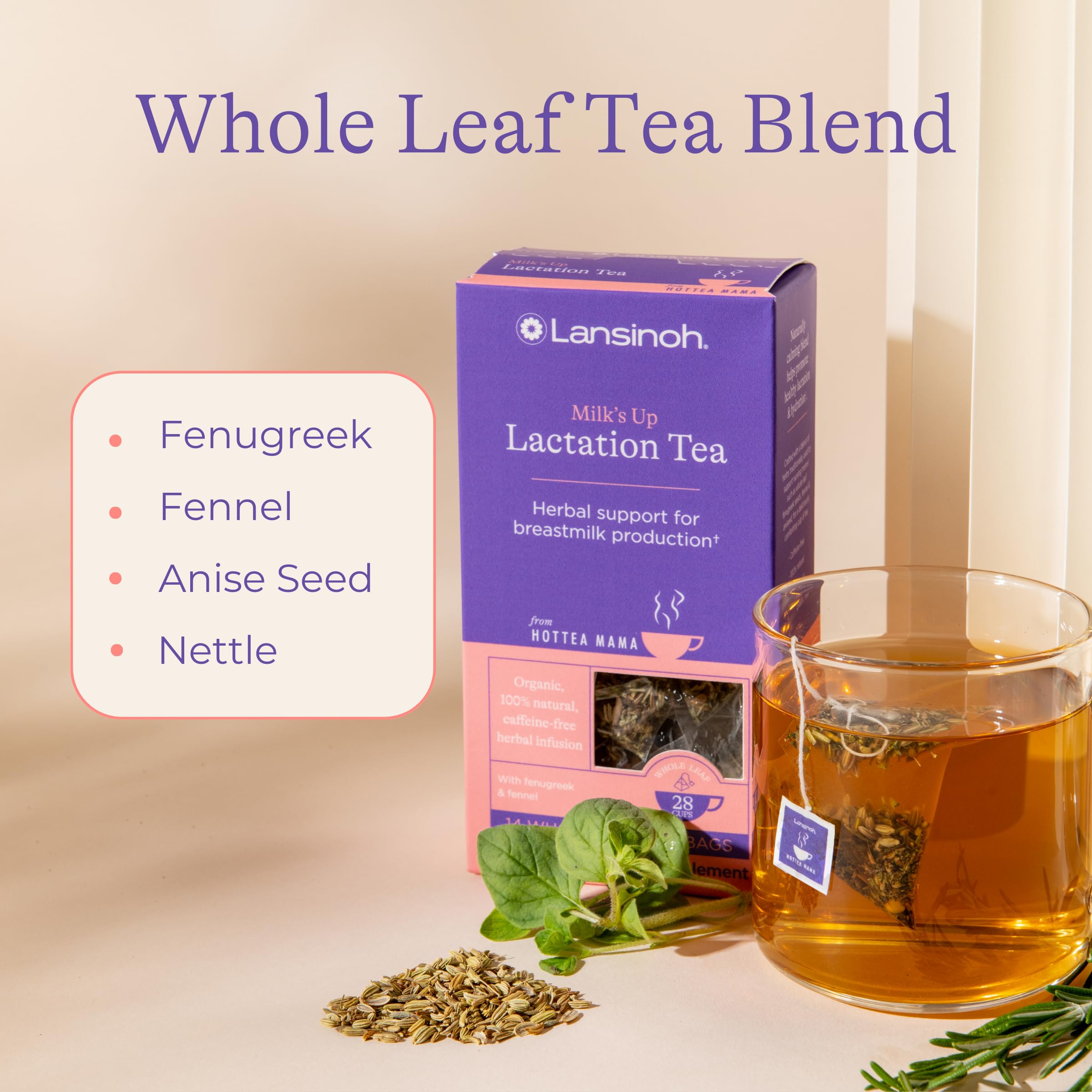 Foto 4 pulgar | Té Lansinoh + Hottea Mama Milk's Up Para Amamantar, 14 Sobres - Venta Internacional.