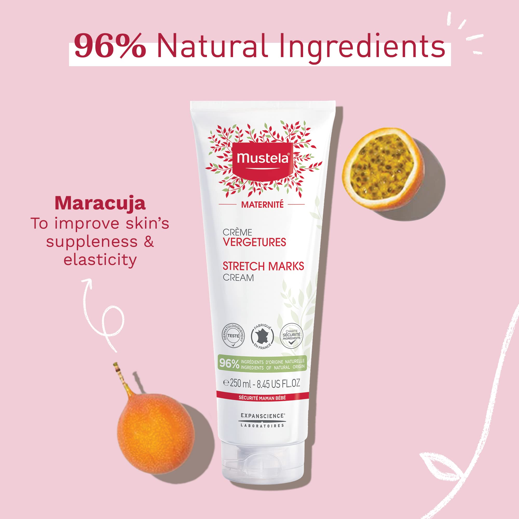 Foto 2 | Crema Antiestrías Mustela Maternity Para Embarazo 250 Ml - Venta Internacional.