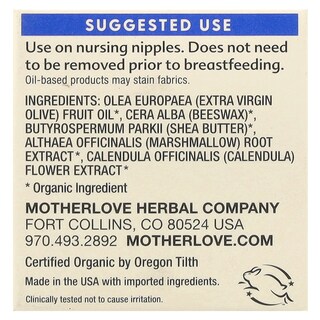 Foto 3 | Crema Para Pezones Motherlove Lactancia 29,5 Ml - Venta Internacional.