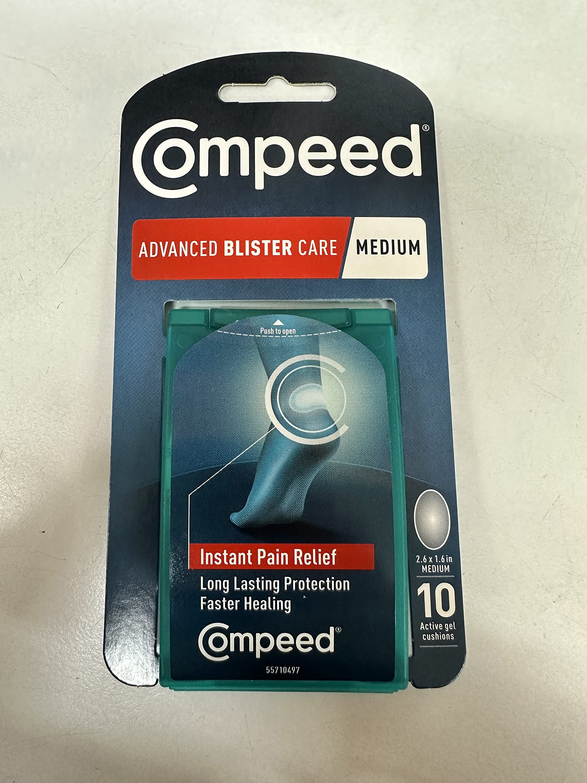 Foto 2 pulgar | Cojines Para El Cuidado De Ampollas Compeed Advanced Waterproof 10 Medianos - Venta Internacional.