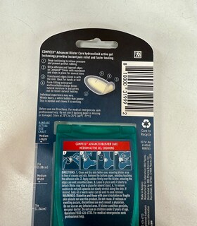 Foto 2 | Cojines Para El Cuidado De Ampollas Compeed Advanced Waterproof 10 Medianos - Venta Internacional.