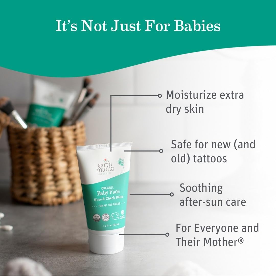 Foto 3 pulgar | Bálsamo Orgánico Para Rostro, Nariz Y Mejillas Para Bebés Moisturizer Earth Mama - Venta Internacional.