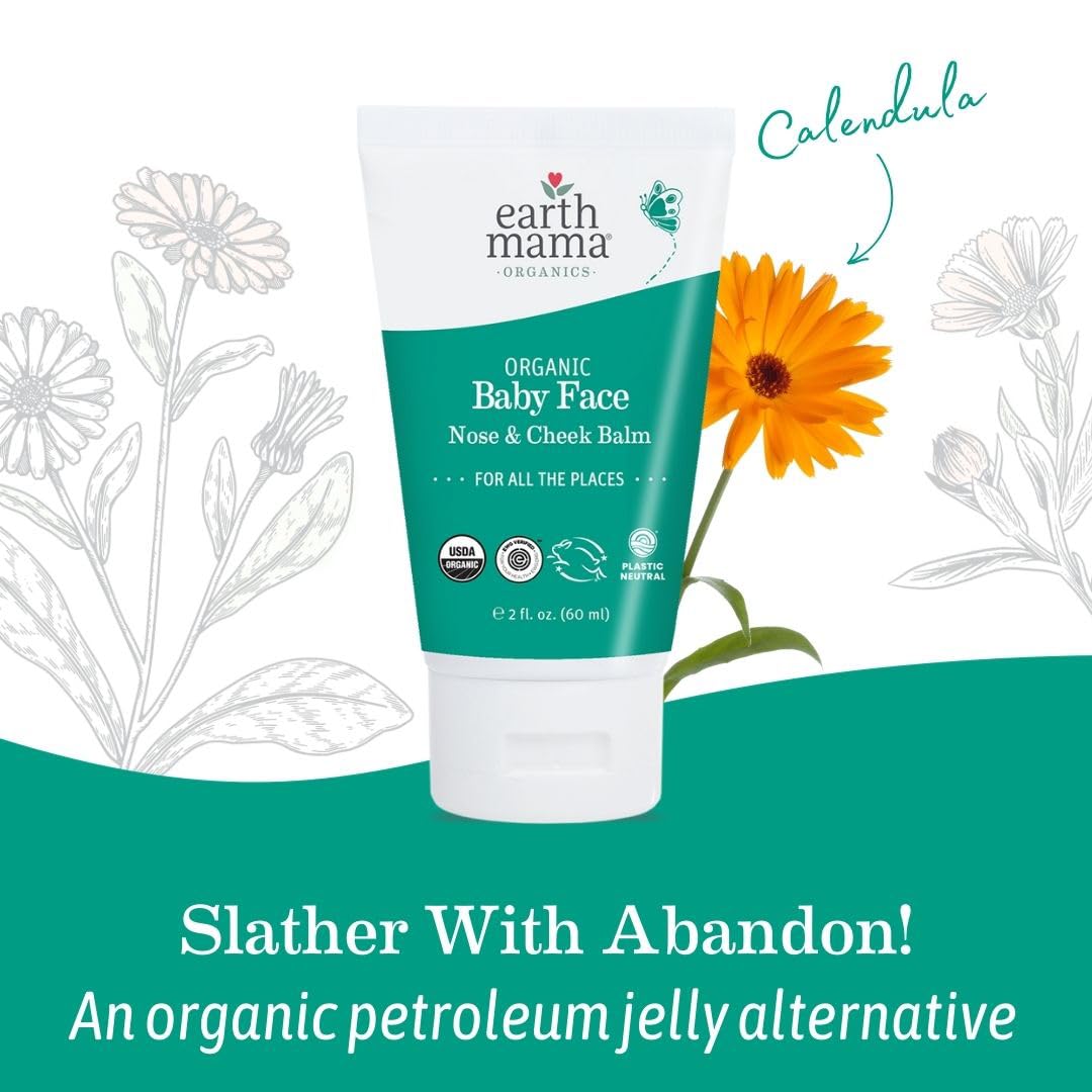 Foto 7 | Bálsamo Orgánico Para Rostro, Nariz Y Mejillas Para Bebés Moisturizer Earth Mama - Venta Internacional.