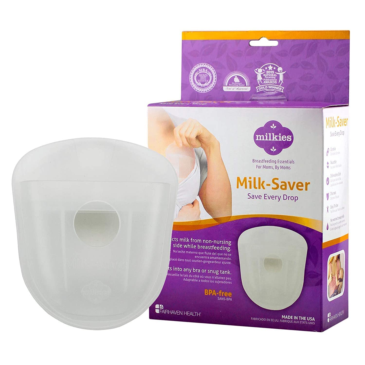 Foto 2 pulgar | Lecheras Milk-saver De Fairhaven Para Recolección De Leche Materna - Venta Internacional.