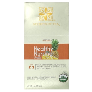 Foto 1 | 20 Bolsitas De Té Tea Secrets Of Tea Frutas Orgánicas Y Saludables Para Amamantar - Venta Internacional.