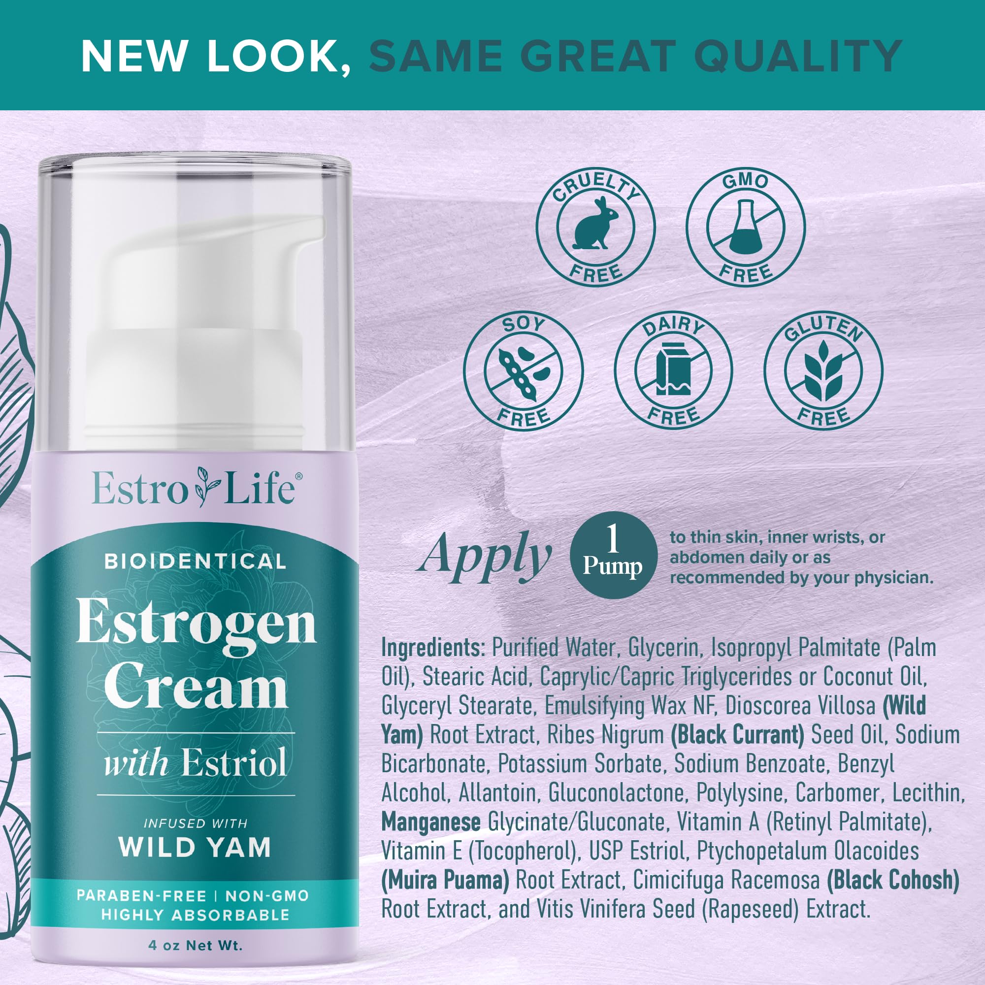 Foto 6 | Crema De Estrógenos Smnutrition Estro-life 200 Mg Con Ñame Silvestre 120 Ml - Venta Internacional.