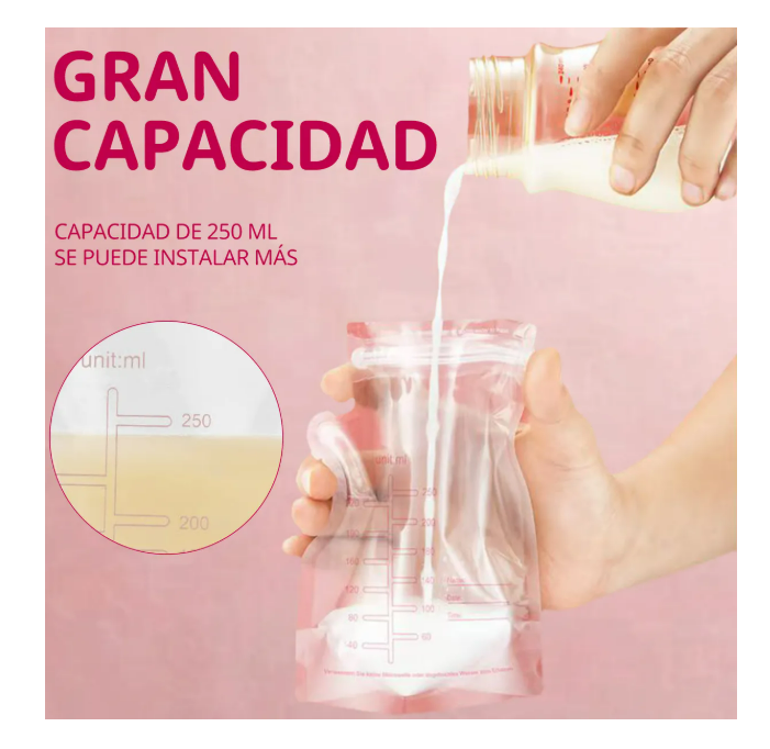 Foto 3 | Leche Materna Bolsas Recolectoras Leche Bolsa Lactancia 200p