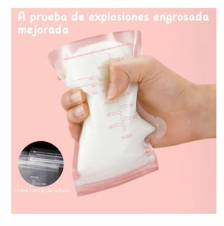 Foto 4 | Bolsa De Almacenamiento De Leche Materna 250ml 200piezas+pen