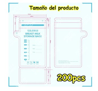 Foto 2 | 200 Piezas Bolsas Para Leche Materna/bolsas De Lactancia