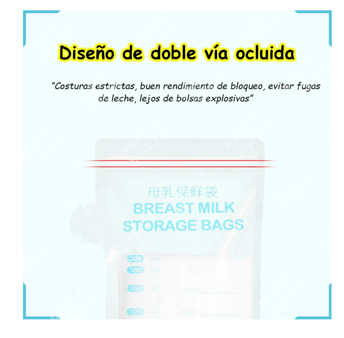 Foto 3 | 200 Piezas Bolsas Para Leche Materna/bolsas De Lactancia