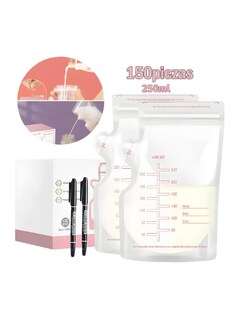 Foto 1 | Sunrises X 150 Unidades Bolsas De Almacenamiento Para Leche Materna 250ml Material De Calidad Alimentaria Y Vien