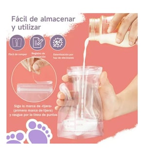 Foto 4 | Sunrises X 150 Unidades Bolsas De Almacenamiento Para Leche Materna 250ml Material De Calidad Alimentaria Y Vien