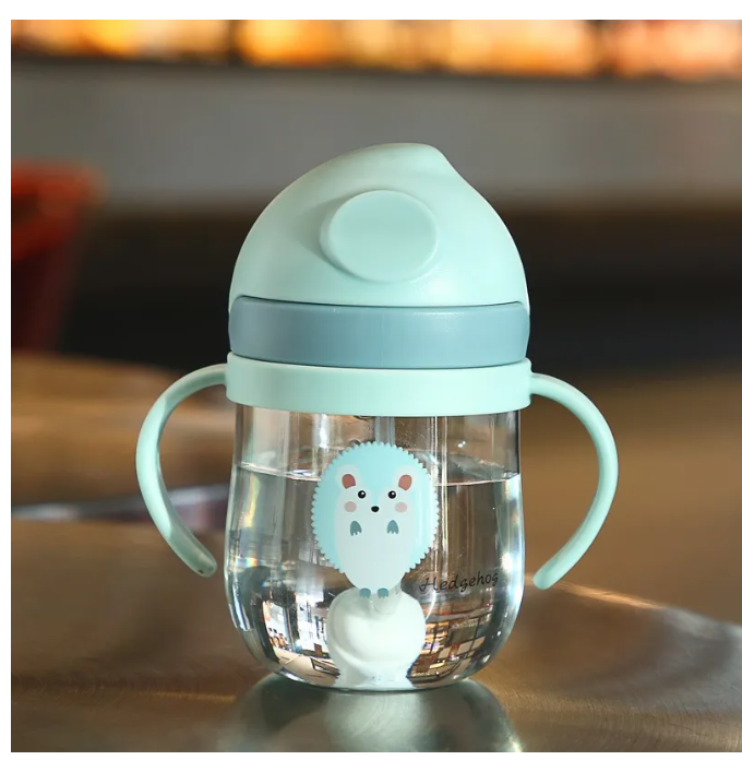 Foto 2 | Vaso Para Bebés Con Aza Antiderrame Con Sorbete Color Verde De 250ml