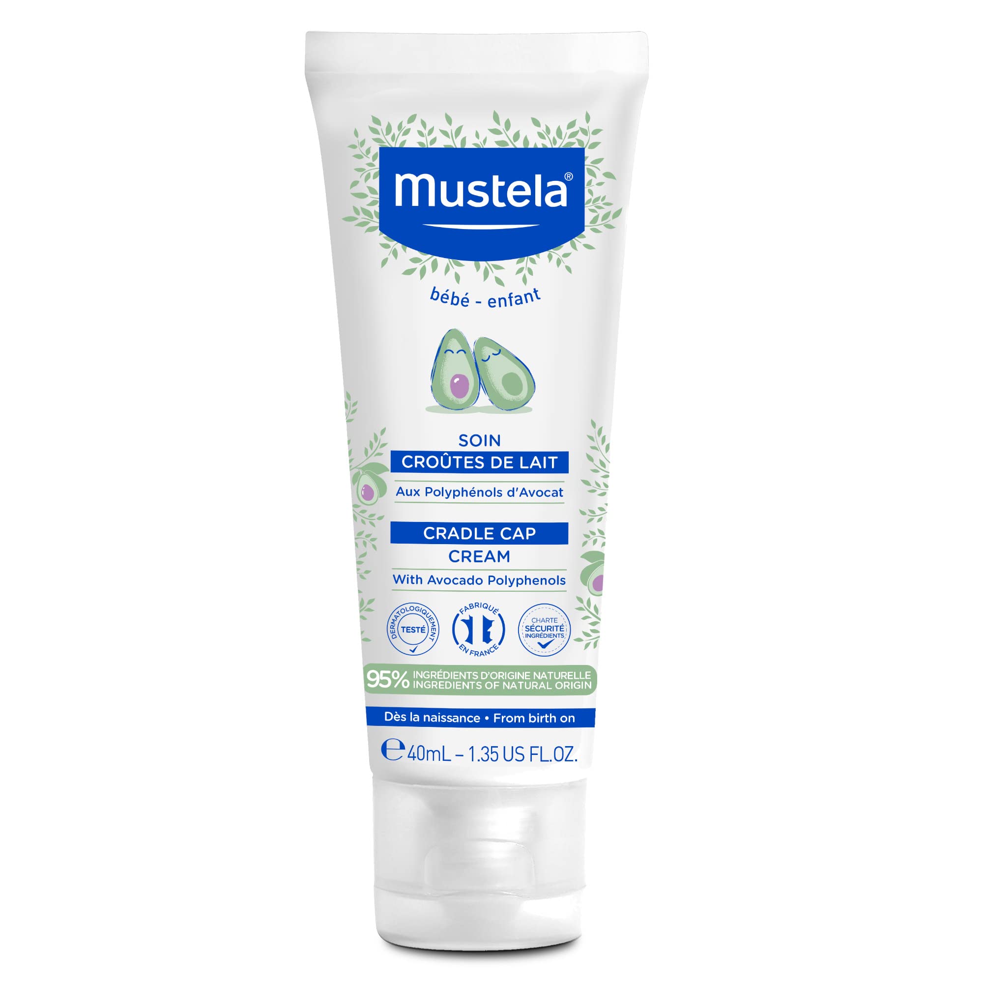 Crema Cradle Cap Mustela Newborn con Aguacate Natural 40 ml - Venta Internacional