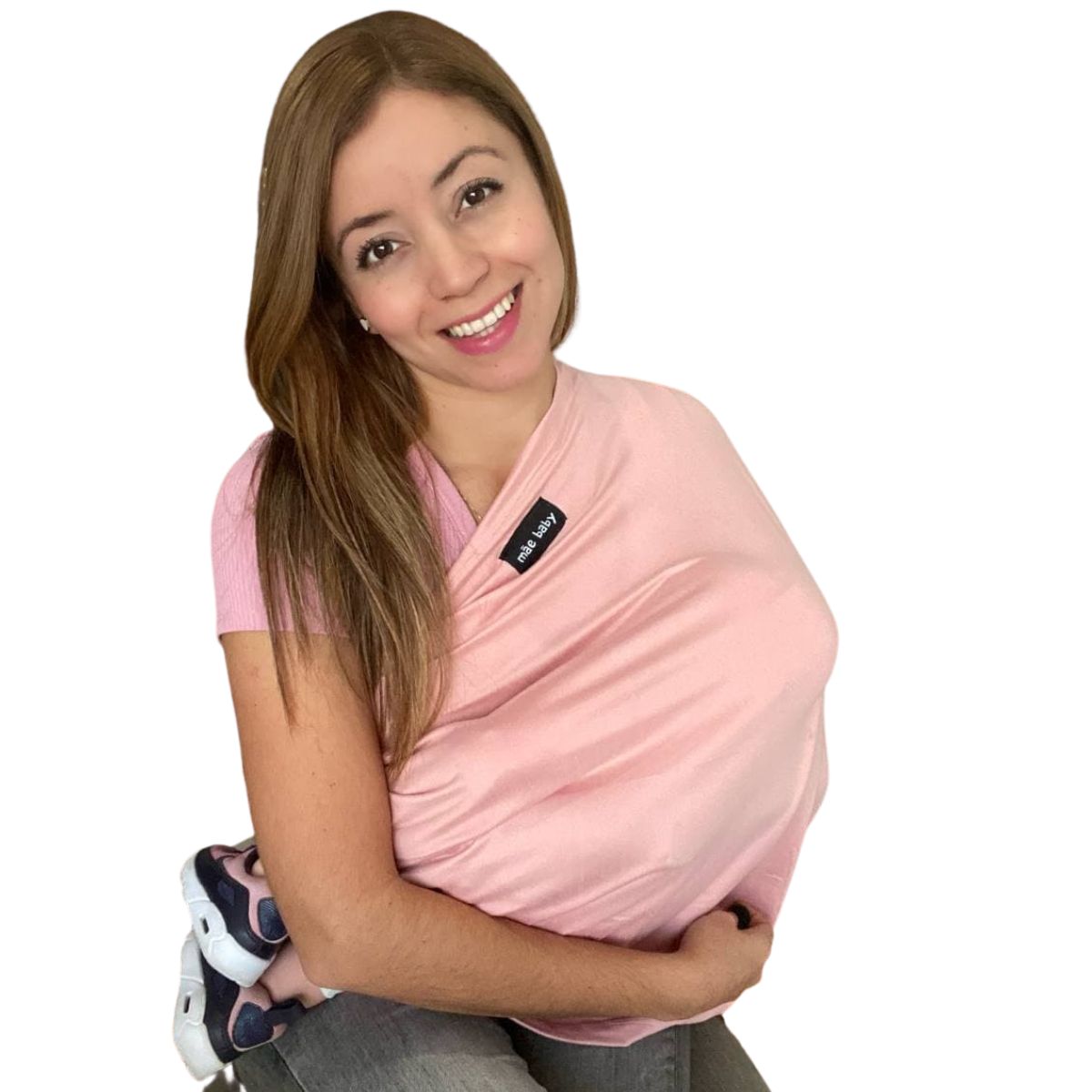 Foto 1 | Manta De Lactancia Mãe Baby Mandil Para Amamantar Bufanda (rosa Palo) Multiusos 4en1  Transpirable No Transparente Fre