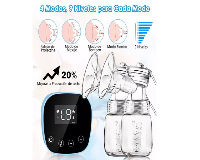 Foto 4 pulgar | Extractor Doble Manos Libres Frutivegie color Azul