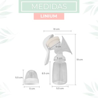 Foto 2 | Extractor De Leche Linium Color Blanco Manual