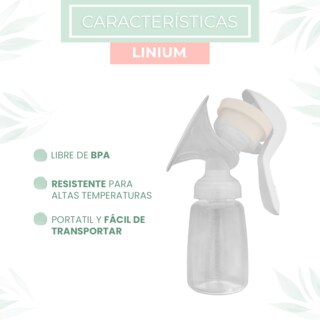 Foto 5 | Extractor De Leche Linium Color Blanco Manual
