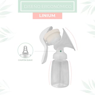 Foto 8 | Extractor De Leche Linium Color Blanco Manual