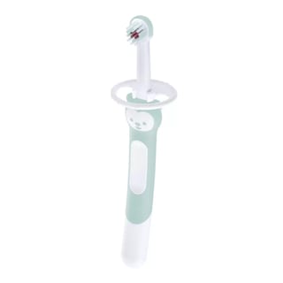 Foto 3 | Cepillo De Dientes Mam Baby Learn To Brush 2pz Turquesa