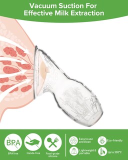 Foto 5 | Extractor De Leche Manual De Silicona Haakaa, 120 Ml, 100% Apto Para Uso Alimentario - Venta Internacional.