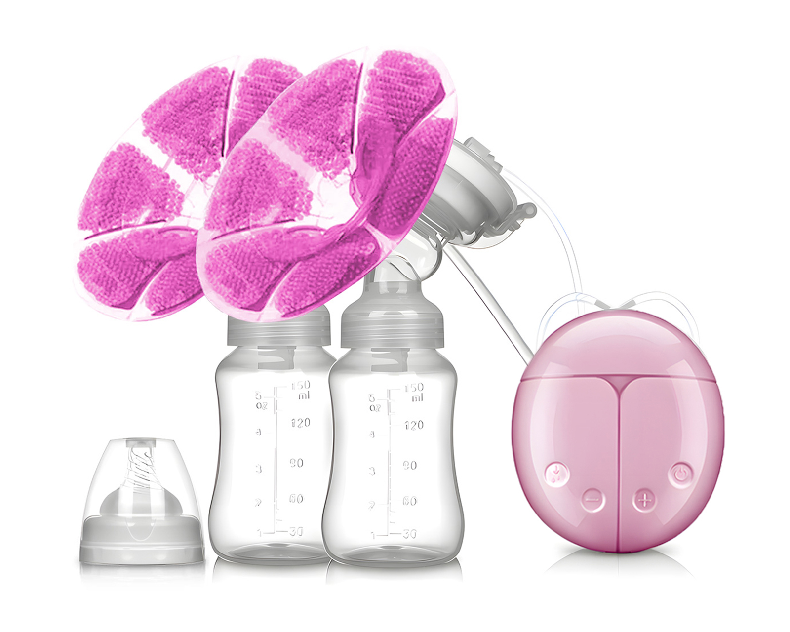 Foto 1 | Extractor De Leche Eléctrico Basitex Rosa