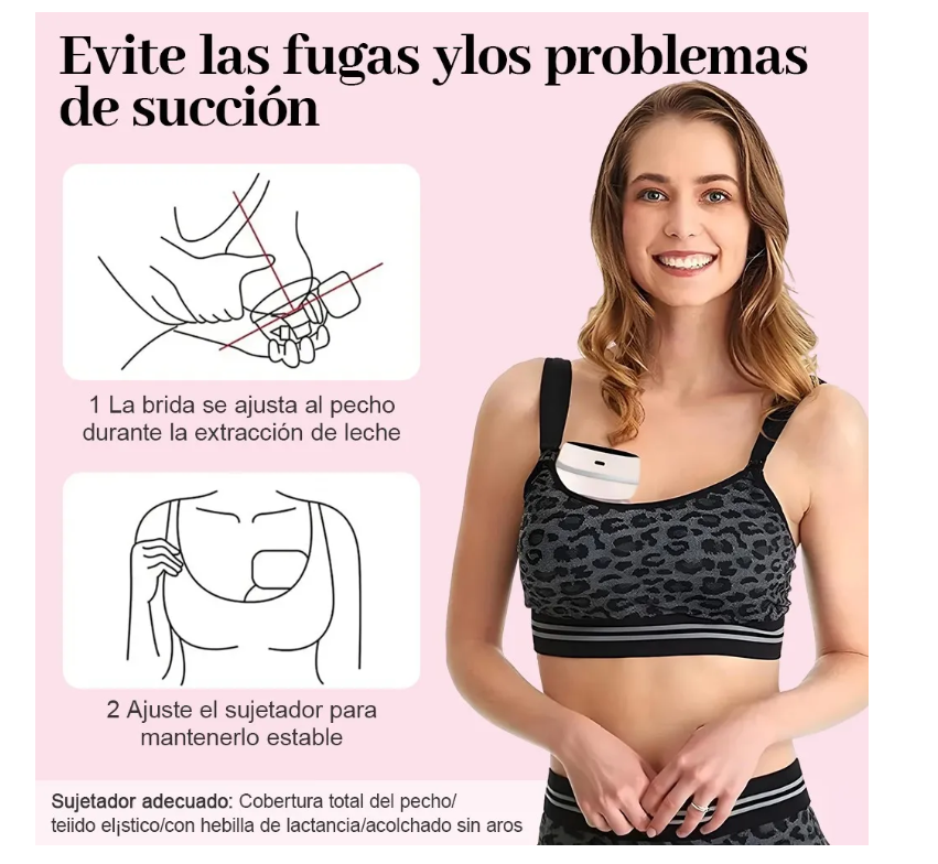 Foto 7 pulgar | Extractor De Leche Eléctrico Manos Libres 3 Modos 12 Niveles