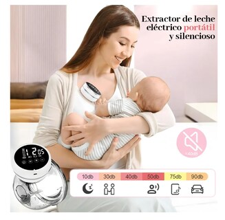 Foto 4 | Extractor De Leche Eléctrico Manos Libres 3 Modos 12 Niveles