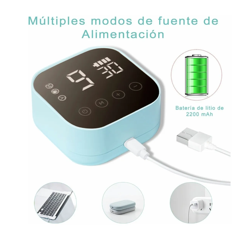 Foto 6 pulgar | Extractor De Leche Eléctrico Doble Portáti Para Lactancia