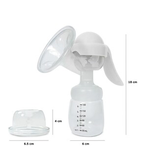 Foto 3 | Extractor De Leche Manual Con Recipiente De Almacenamiento, Cómodo, Portatil, Sacaleche Y Alimentación Bebe Color Blan