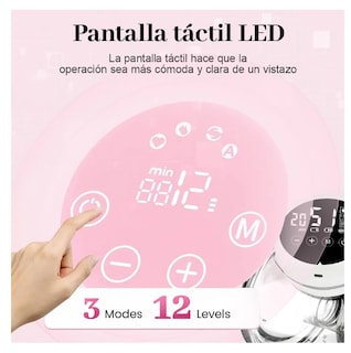 Foto 4 | Extractor De Leche Eléctrico Manos Libres 3 Modos 12 Niveles