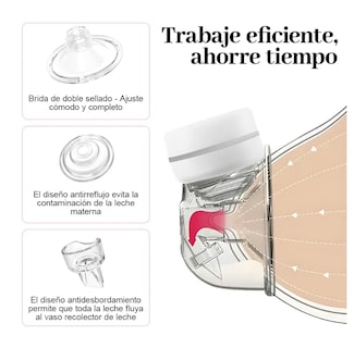 Foto 6 | Extractor De Leche Eléctrico Manos Libres 3 Modos 12 Niveles