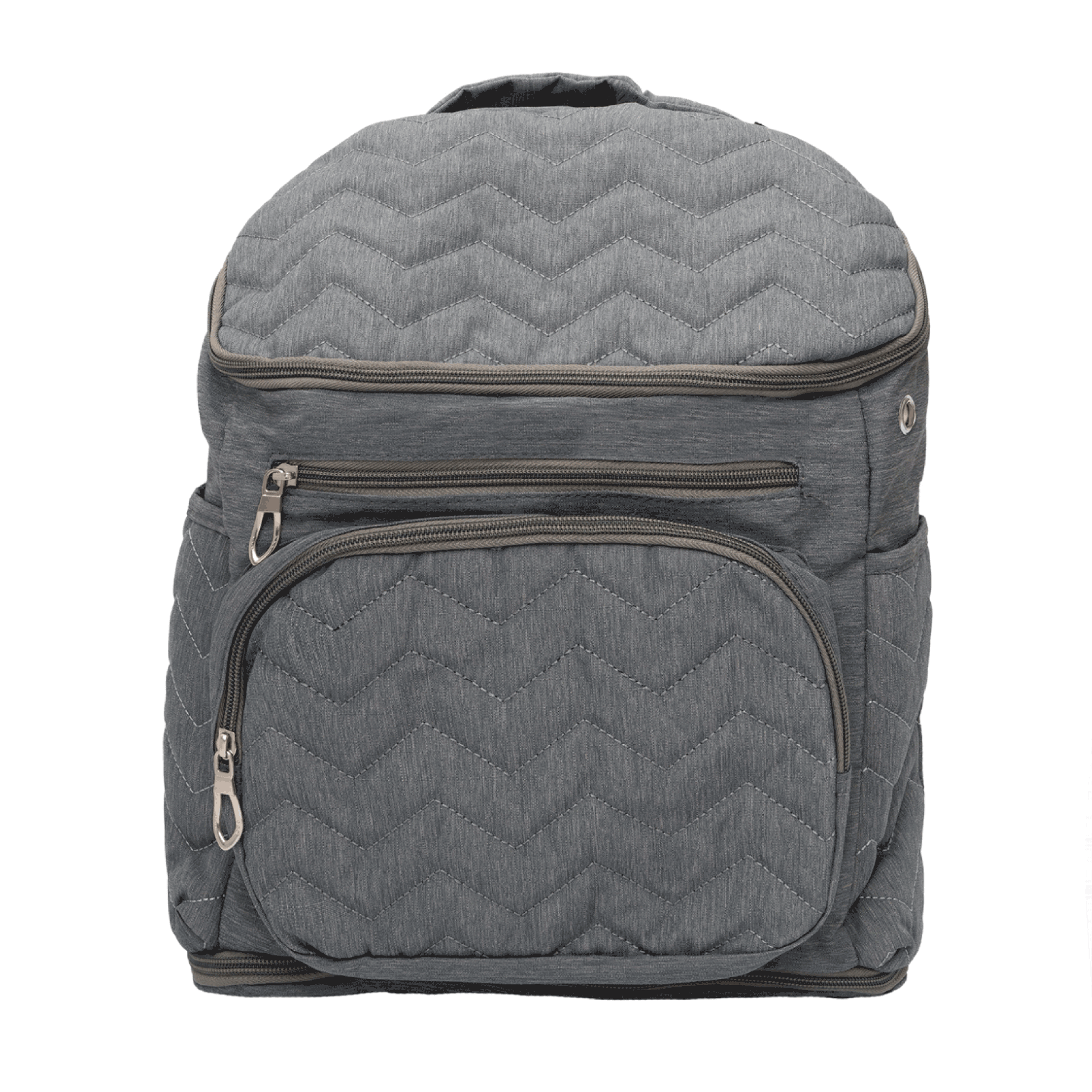 Foto 2 pulgar | Pañalera Backpack Chic color Gris