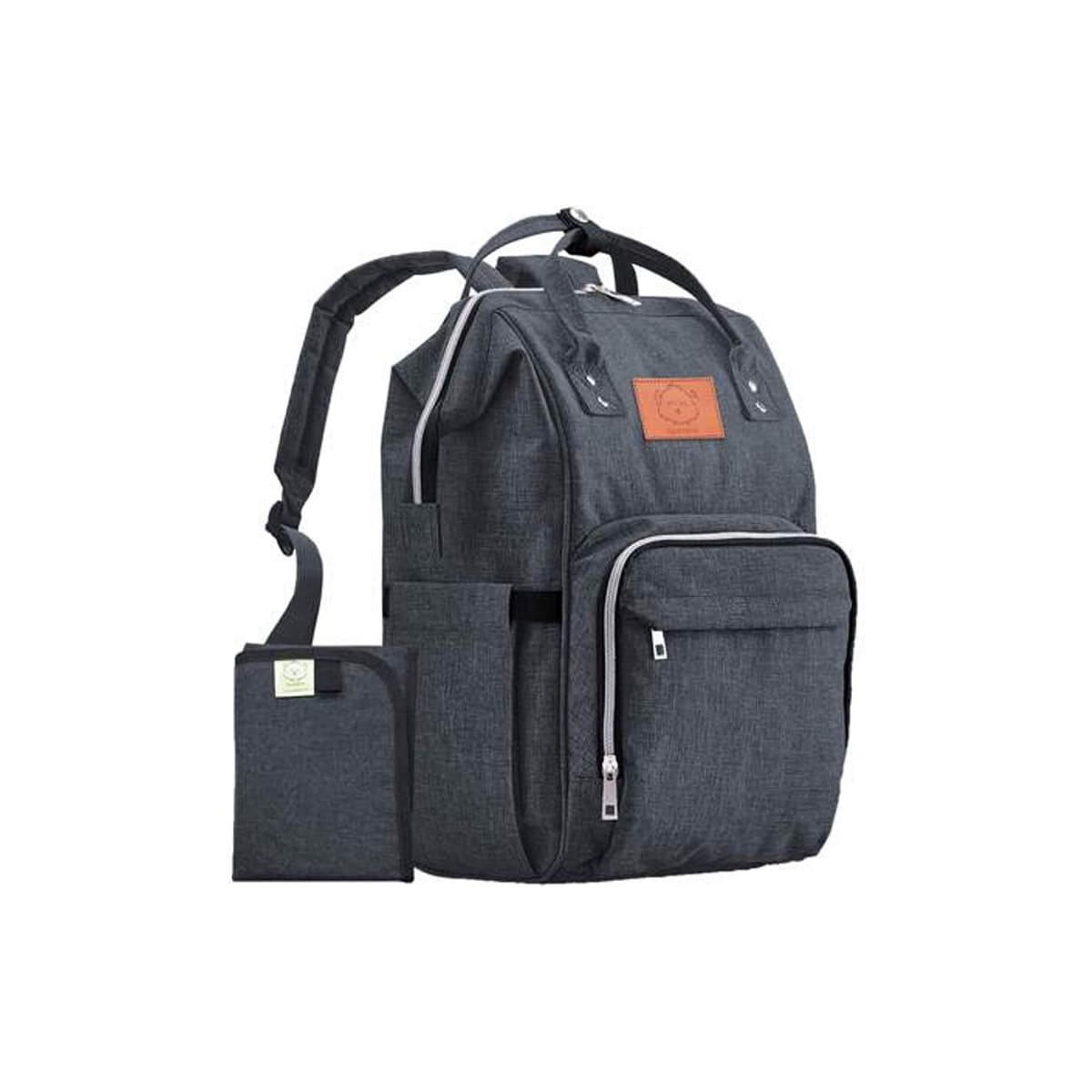 Pañalera Tipo Mochila Keababies Gris Oscuro $1,090