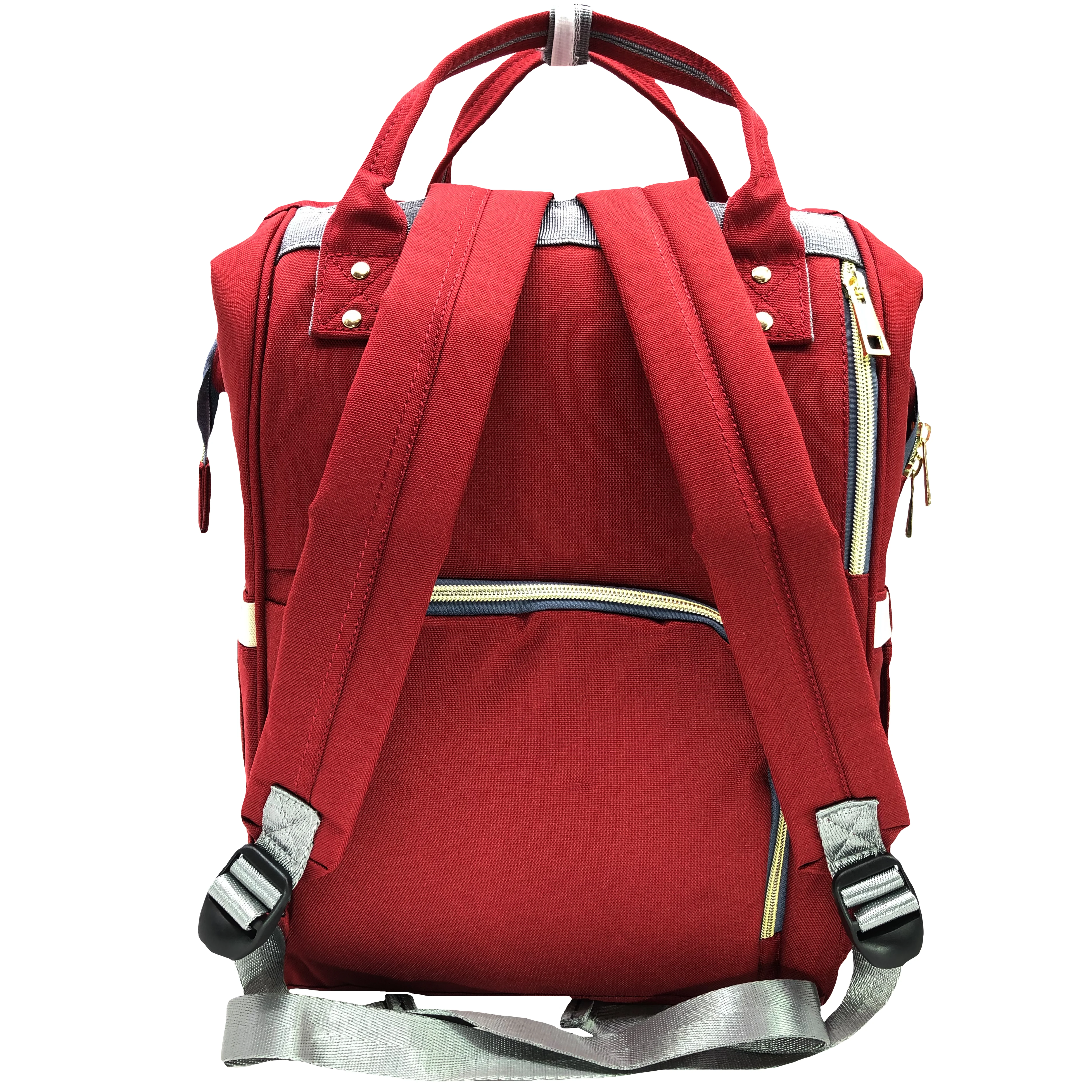 Foto 5 | Pañalera Mochila Land Ecobaby Original 600d color Vino Térmica Impermeable Oxford