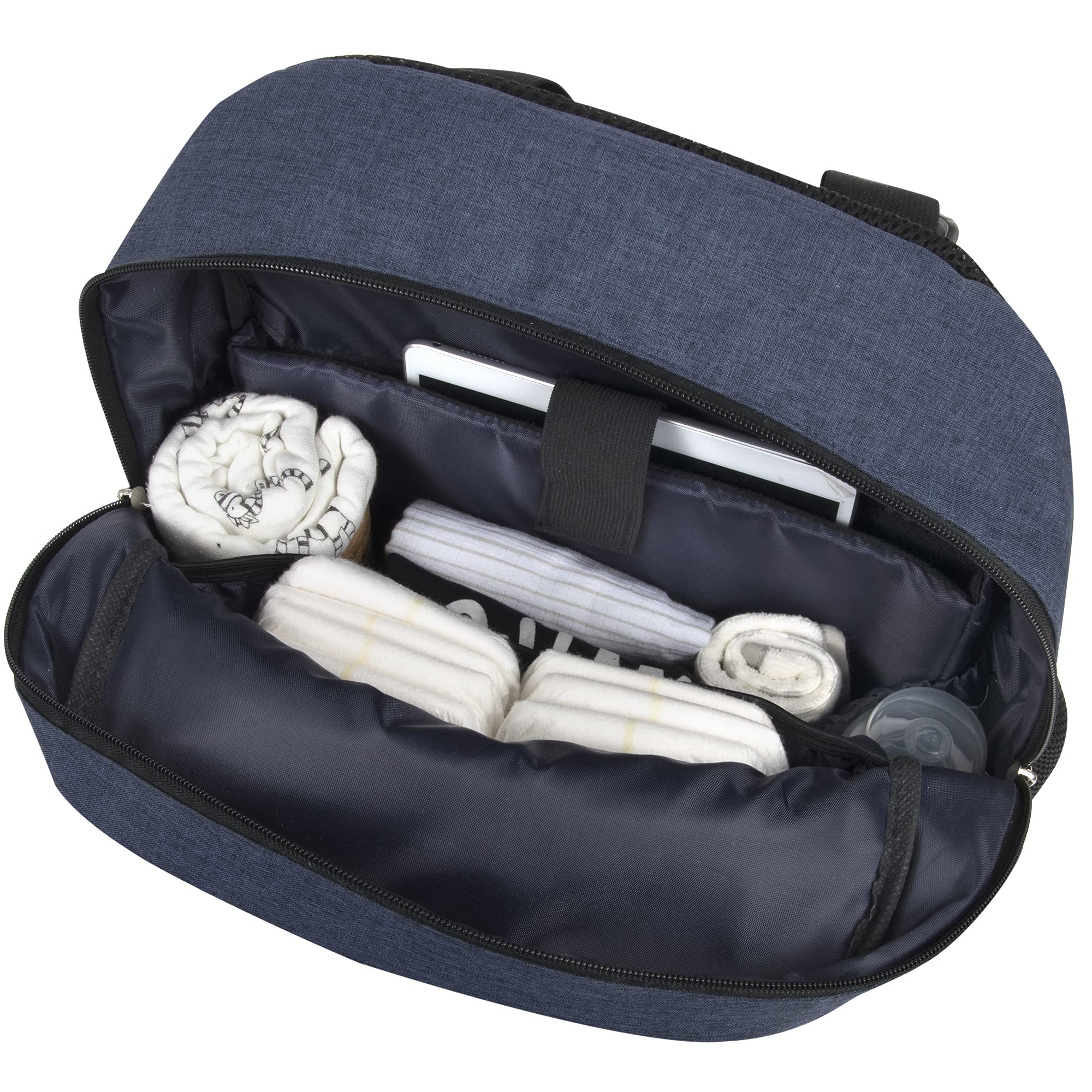 Foto 4 pulgar | Bolsa Para Pañales Gris Con Múltiples Bolsillos Fisher-price - Venta Internacional.