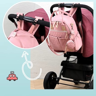 Foto 3 | Mochila Pañalera con Bolsa más Monedero Ecobaby Original