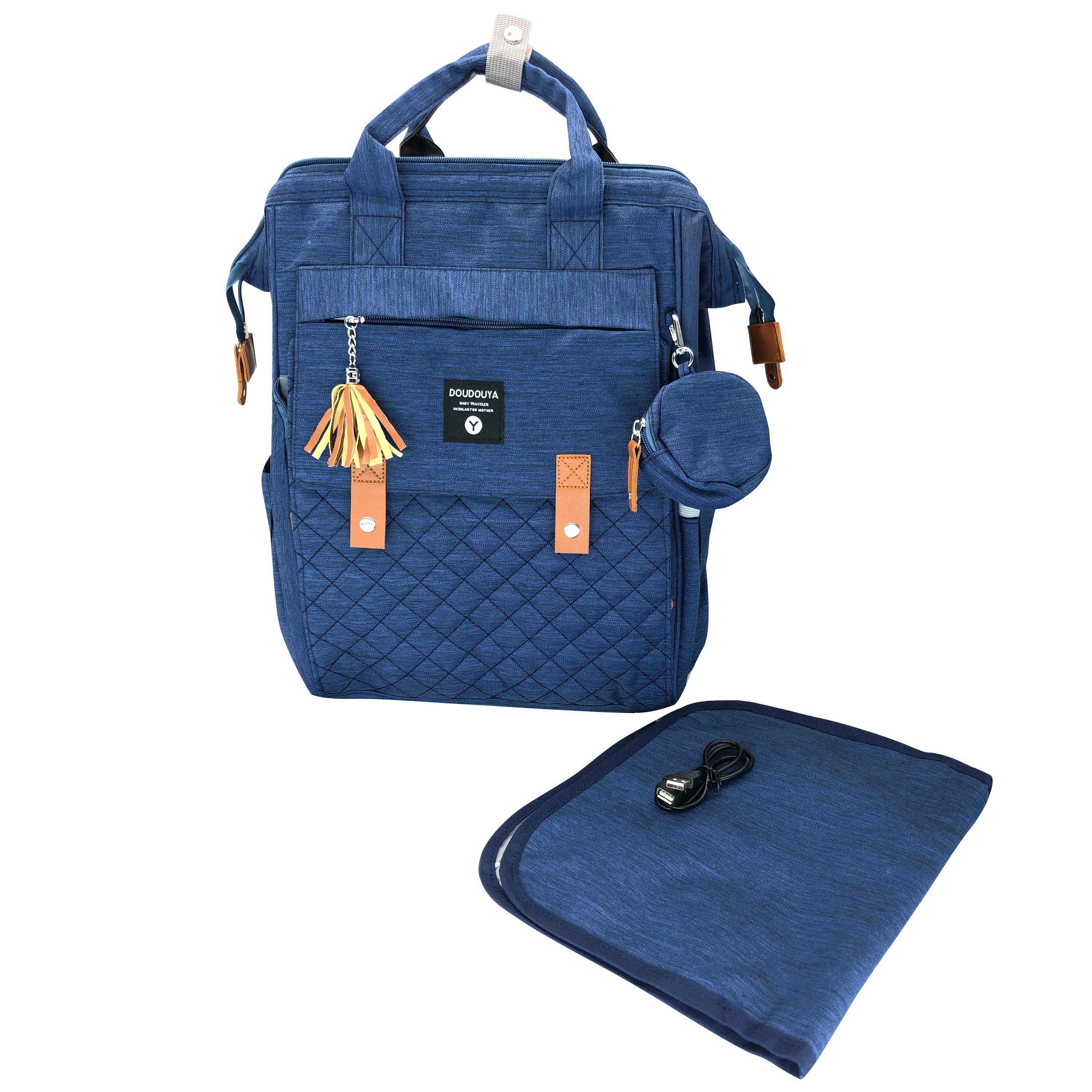 Mochila Pañalera Con Monedero Mas Usb Ecobaby Original $622