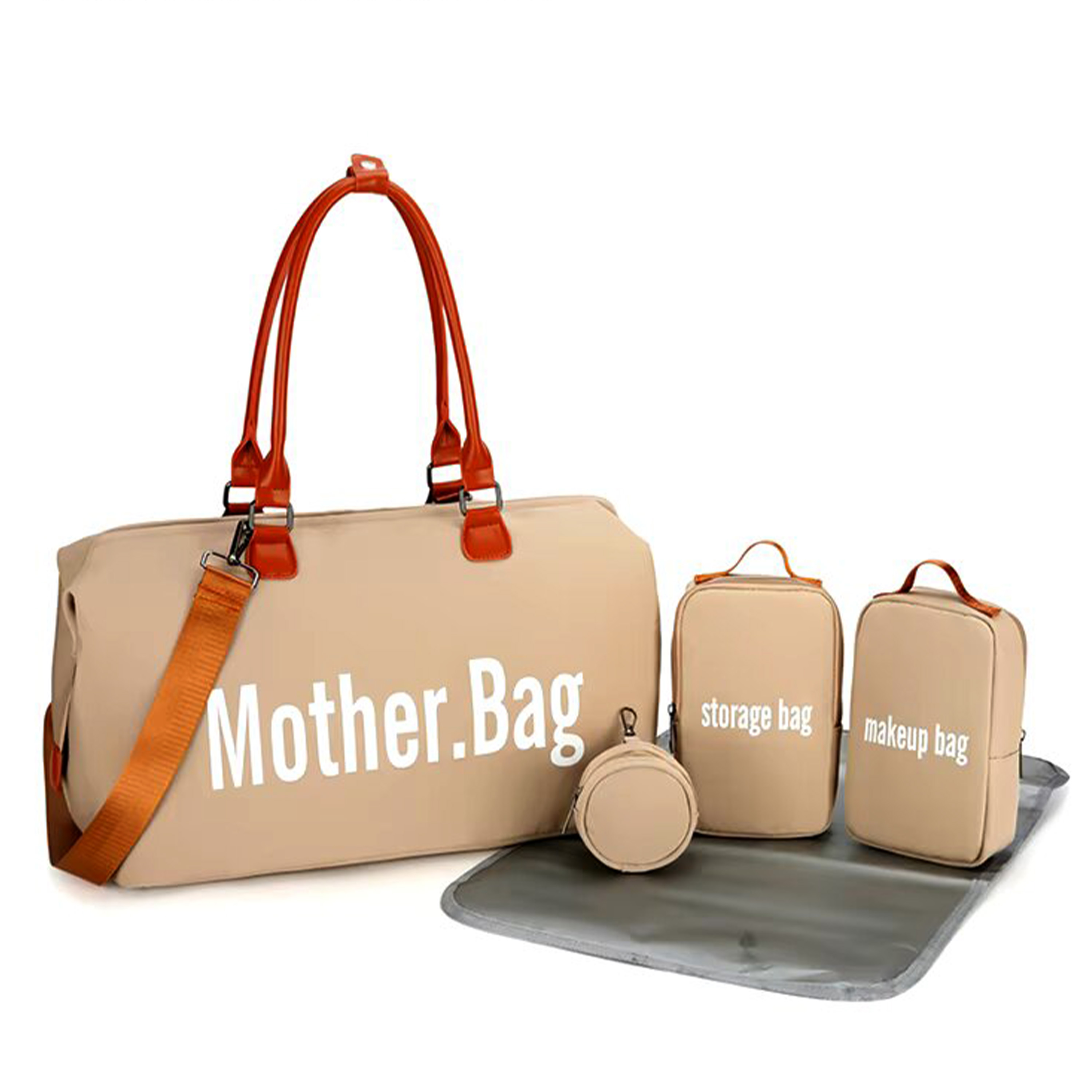 Pañalera Bolsa 5 En 1 Maleta Ideal Para Maternidad Ecobaby Original