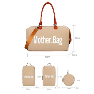 Foto 2 | Pañalera Bolsa 5 En 1 Maleta Ideal Para Maternidad Ecobaby Original