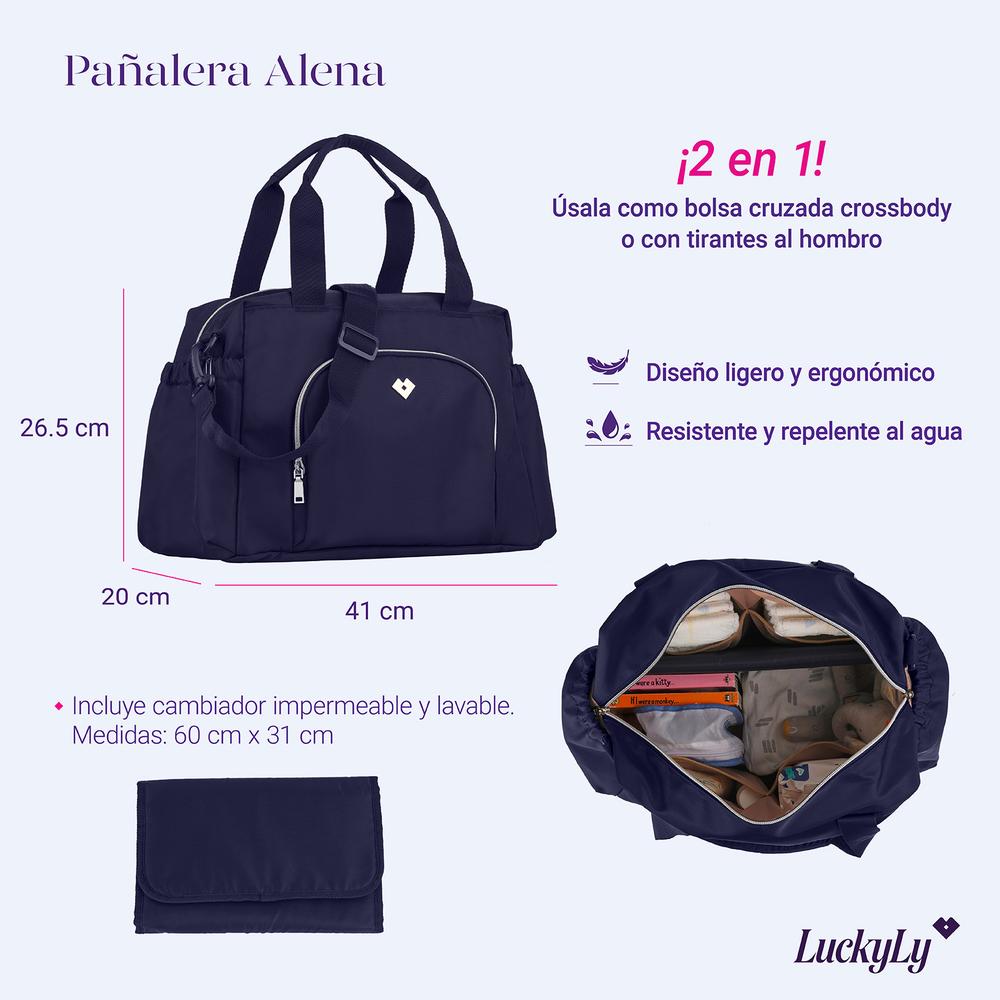 Foto 5 | Pañalera Moderna Bebé con Cambiador Luckyly Alena