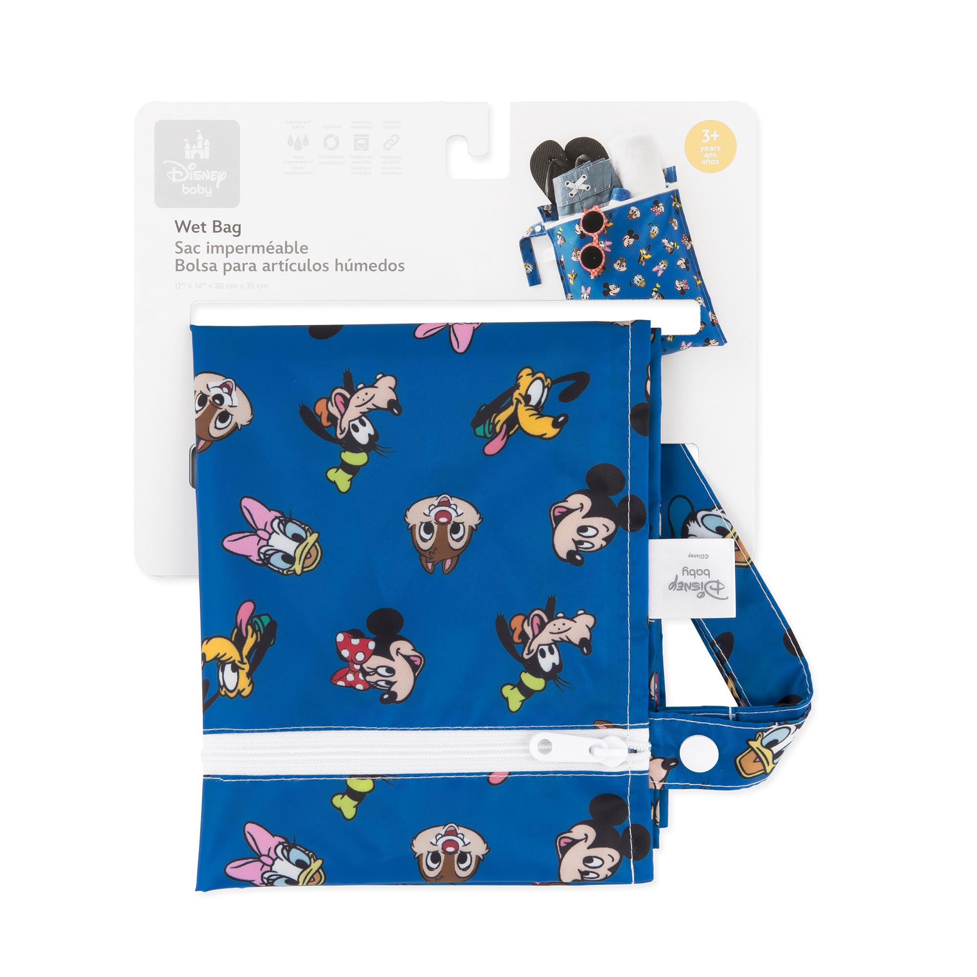 Foto 7 pulgar | Mochila Impermeable Bumkins Disney Mickey And Friends Blue - Venta Internacional.