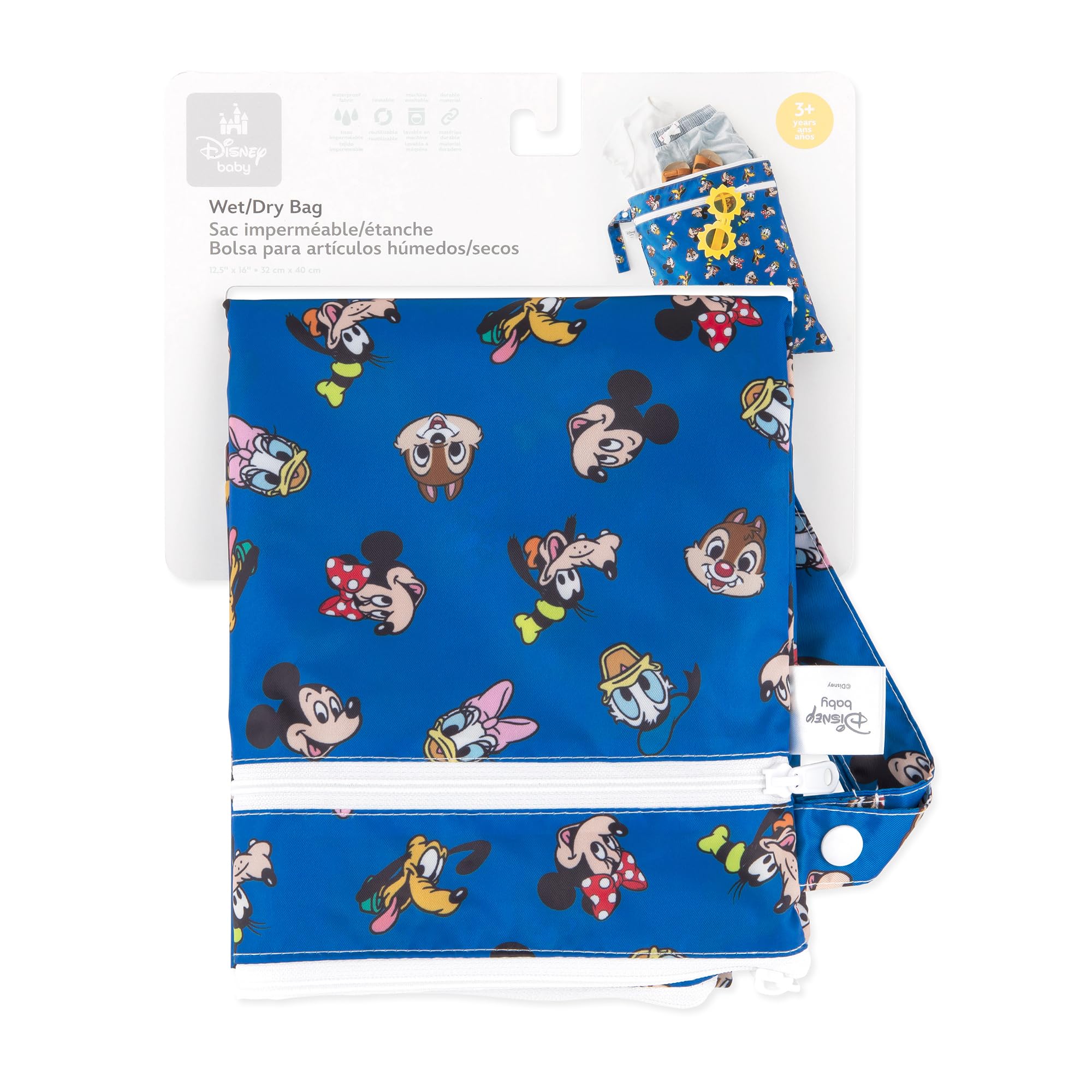 Foto 7 pulgar | Bolsa Impermeable Y Húmeda Bumkins Disney Mickey And Friends - Venta Internacional.
